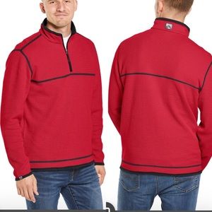 NWT Storm Creek Maverick Men's Waffle Knit Thermal Shirt, 1/4 Zip